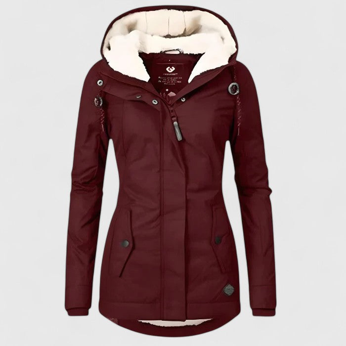 Olivia – Waterproof Winter Coat with Hood