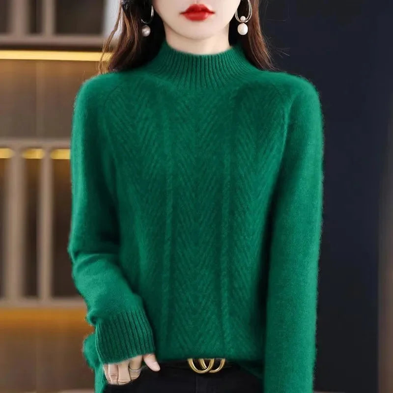 Isolde | Cashmere Textured Knit Sweater