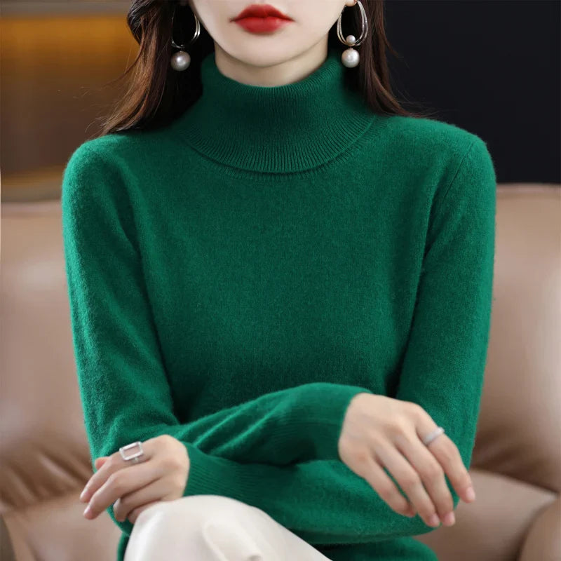 Amara London | Cashmere Turtleneck Sweater