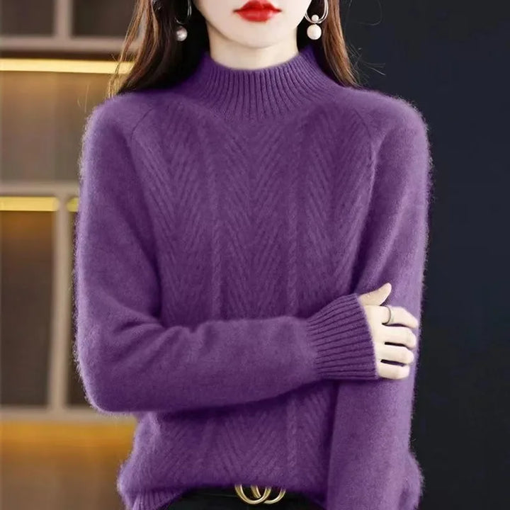 Isolde | Cashmere Textured Knit Sweater