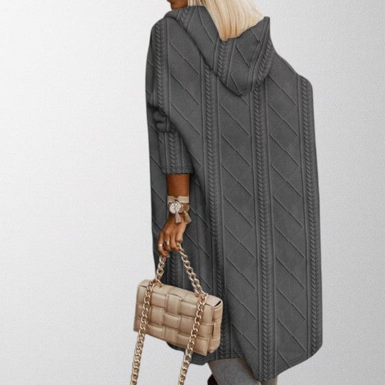 Olivia - Extended Length Hooded Cardigan